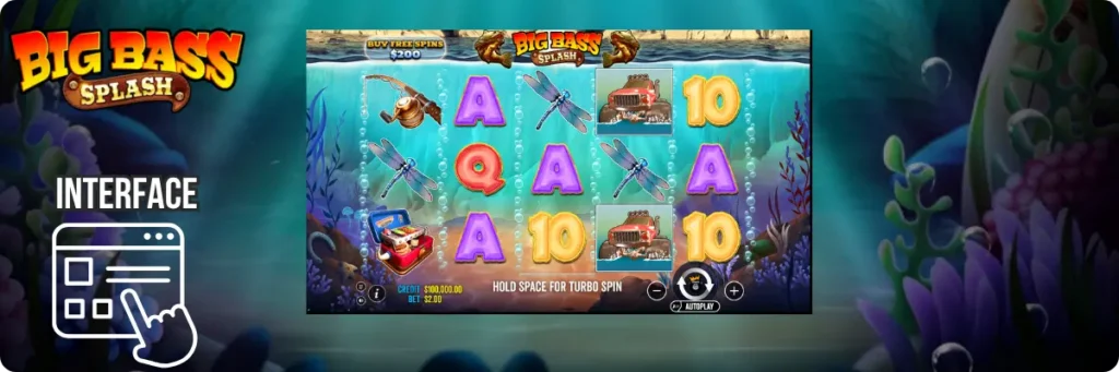 Game controls and info panel